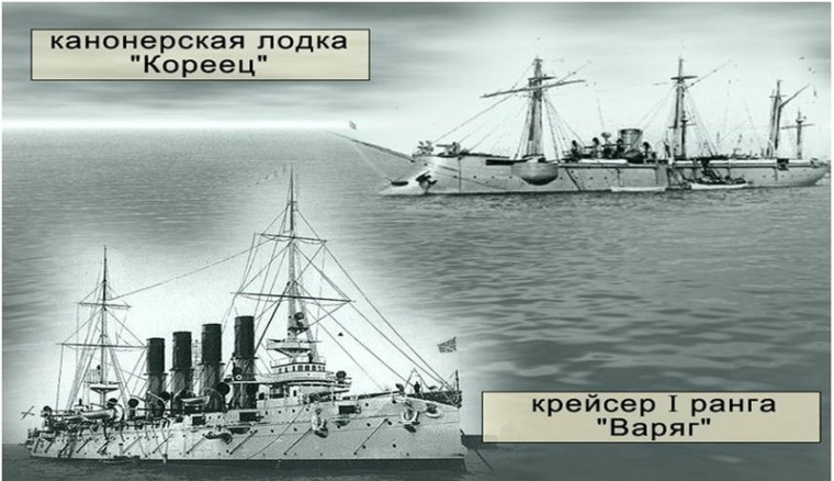 Акция, посвященная 120-летней годовщине подвига моряков бронепалубного крейсера 1 ранга «Варяг» и канонерской лодки «Кореец» I-й Тихоокеанской эскадры Русского флота .